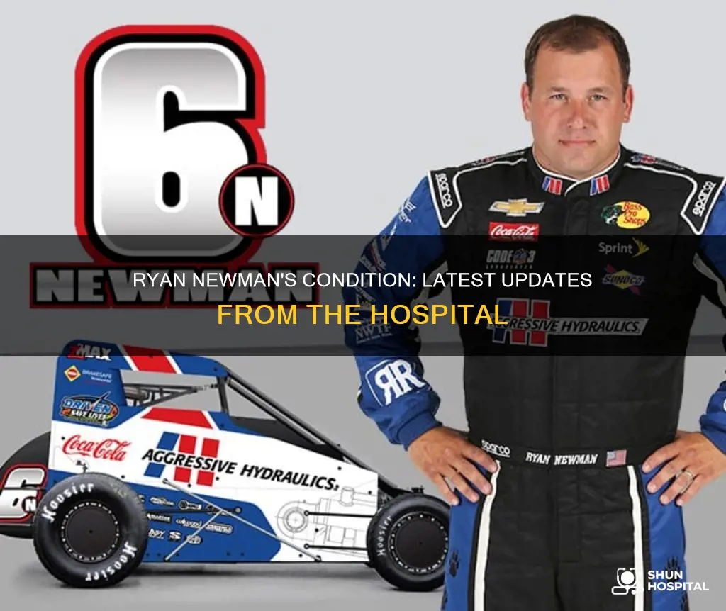 how is ryan newman doing in hospital