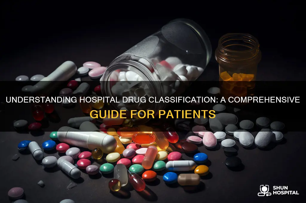 how is the classification of drugs in the hospital