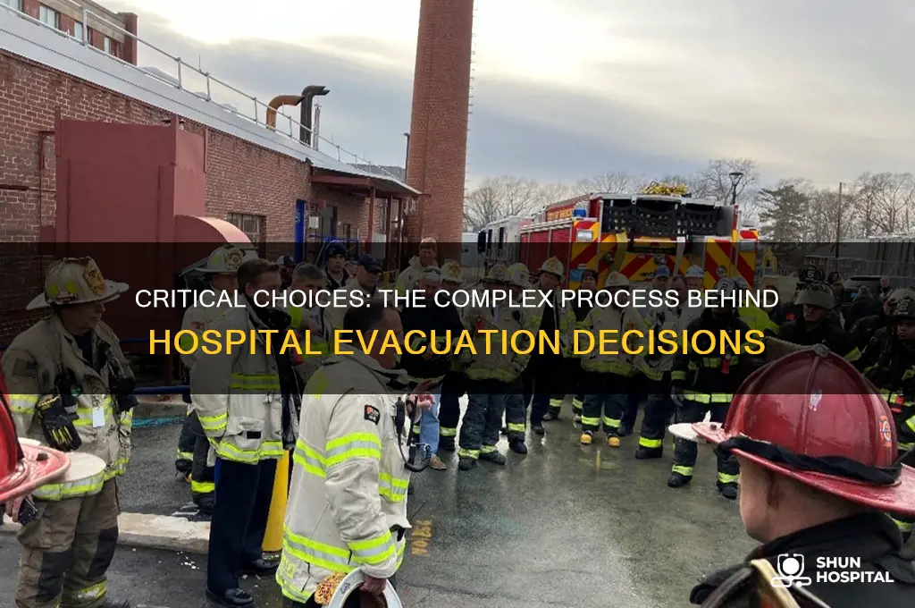 how is the decision to evacuate a hospital made