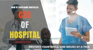 Your Name as CEO: Crafting a Legacy in Hospital Leadership