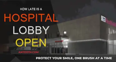 Hospital Lobby Hours: When Do They Close?