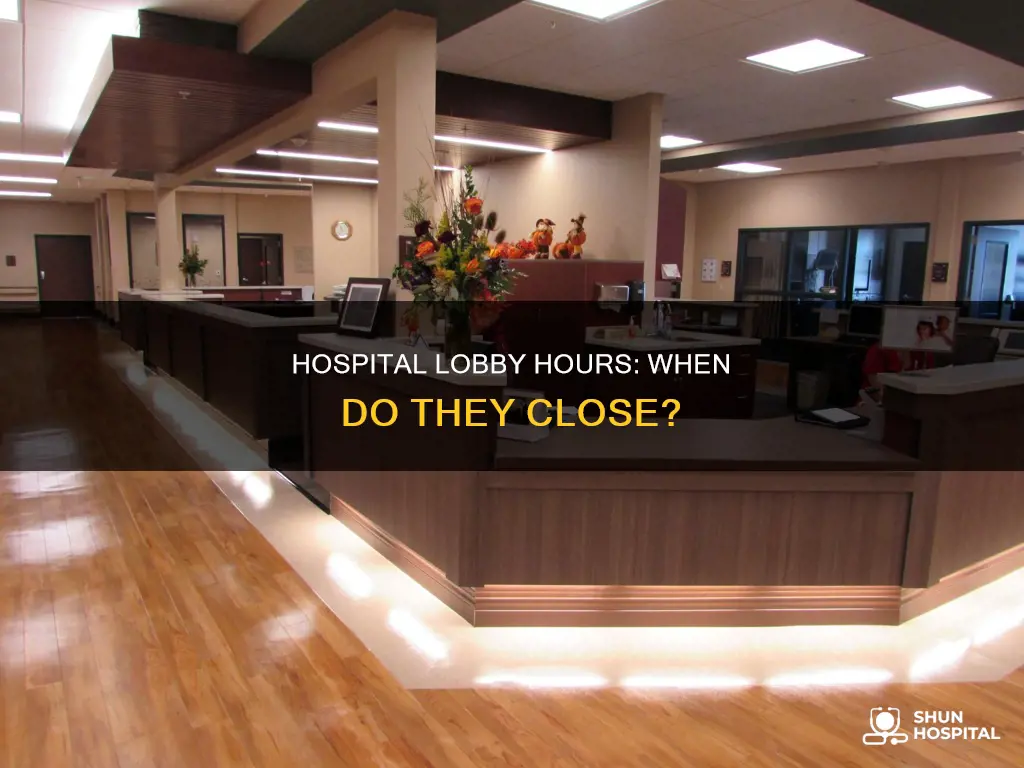how late is a hospital lobby open