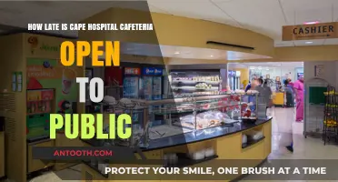 Cape Hospital Cafeteria Public Hours: Late-Night Dining Availability