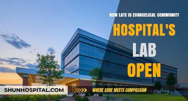 Evangelical Community Hospital Lab Hours: Late-Night Testing Availability