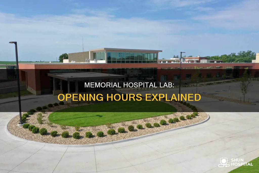 how late is memorial hospital lab open