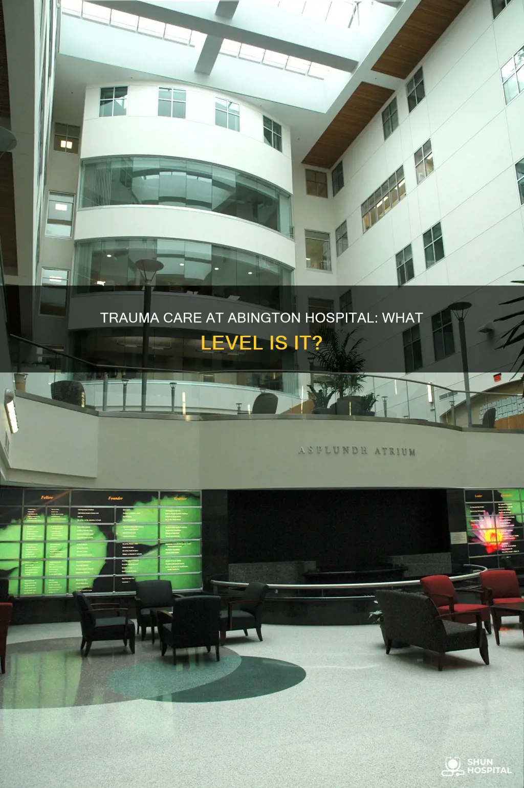 how level trauma center is abington hospital