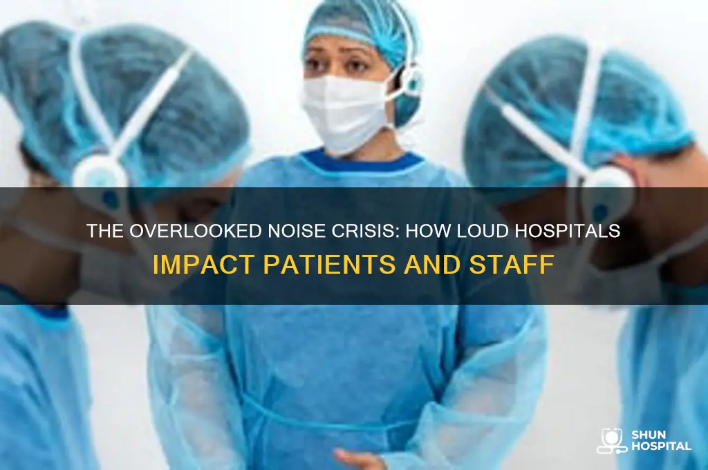 how loud hospitals are