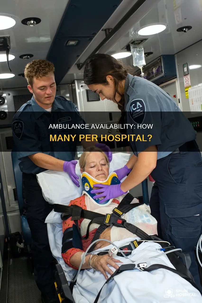 how many ambulances does a hospital have