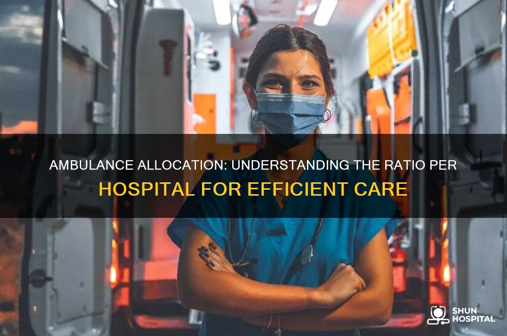 how many ambulances per hospital