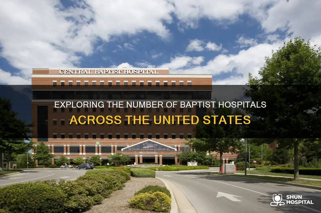 how many baptist hospitals are there in the united states