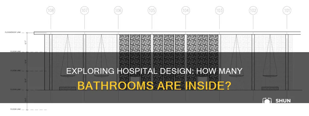 how many bathrooms are in a hospital