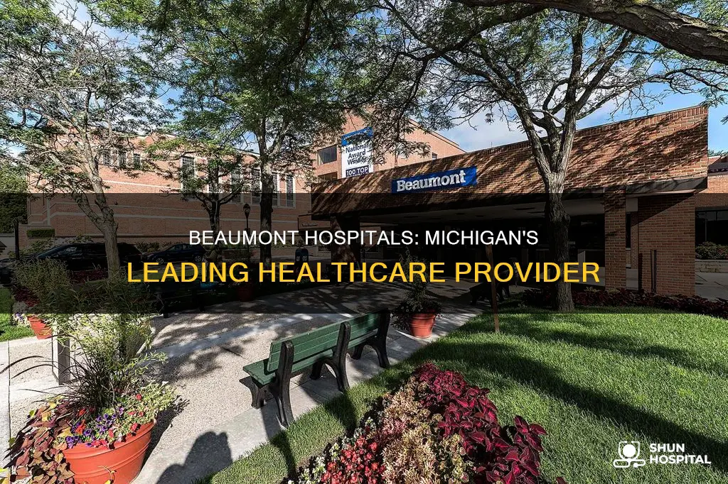 how many beaumont hospitals are in michigan