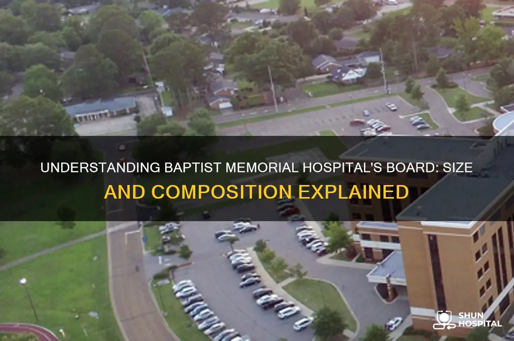how many board members are on the baptist memorial hospital