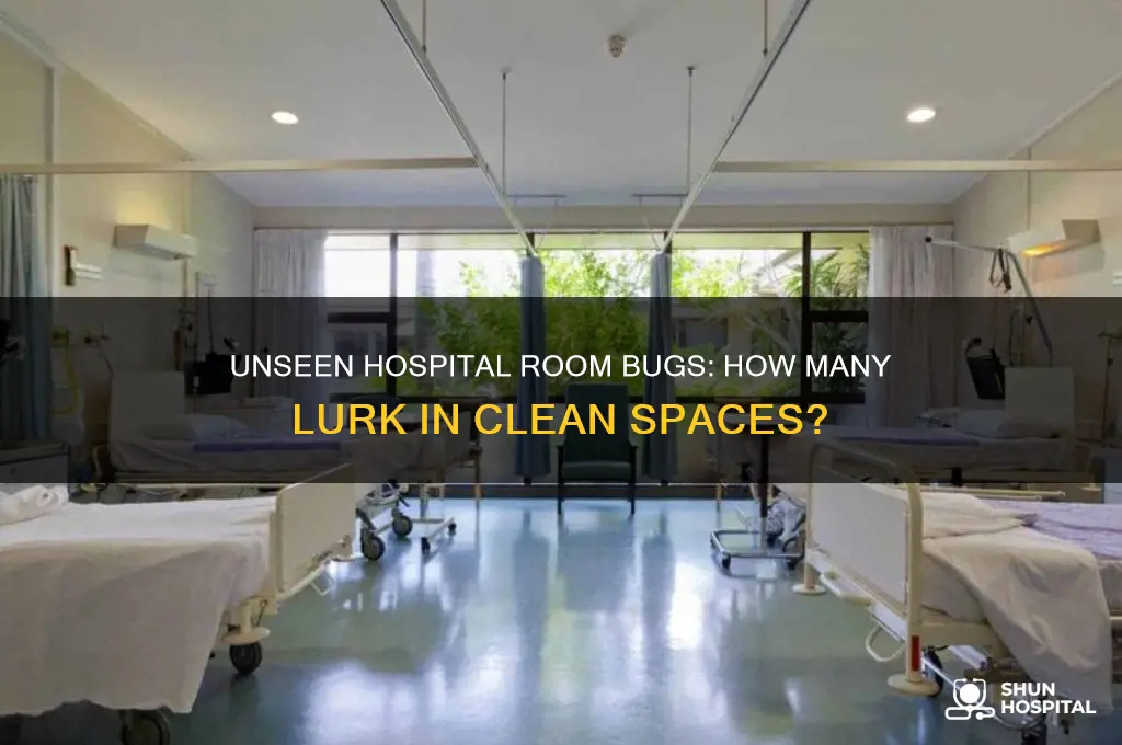 how many bugs live in this clean hospital room