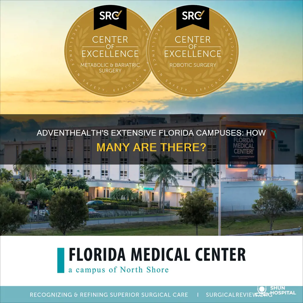 how many campuses does florida hospital have