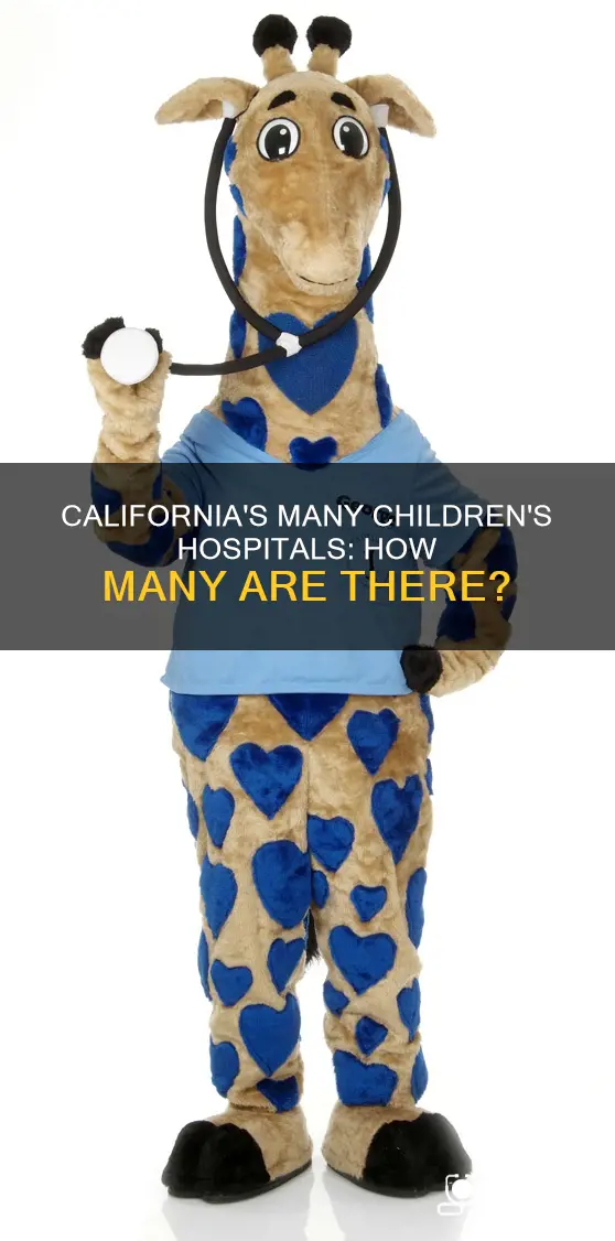 how many childrens hospitals are in california