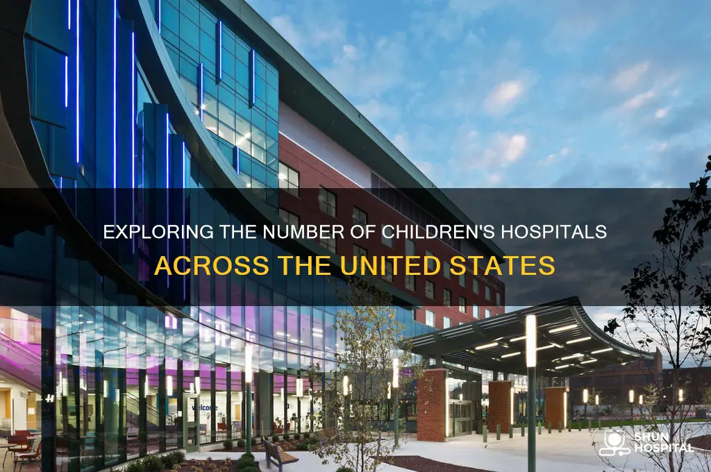 how many childrens hospitals are there in the us