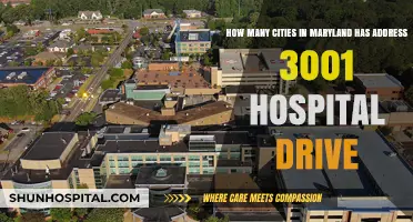 Exploring Maryland Cities with the Address 3001 Hospital Drive