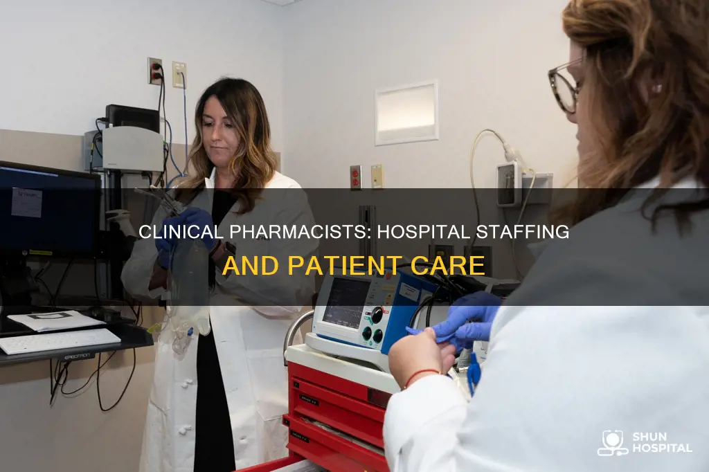 how many clinical pharmacists in a hospital