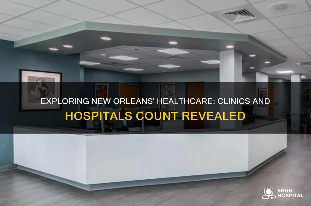 how many clinics and hospitals are there in new orleans