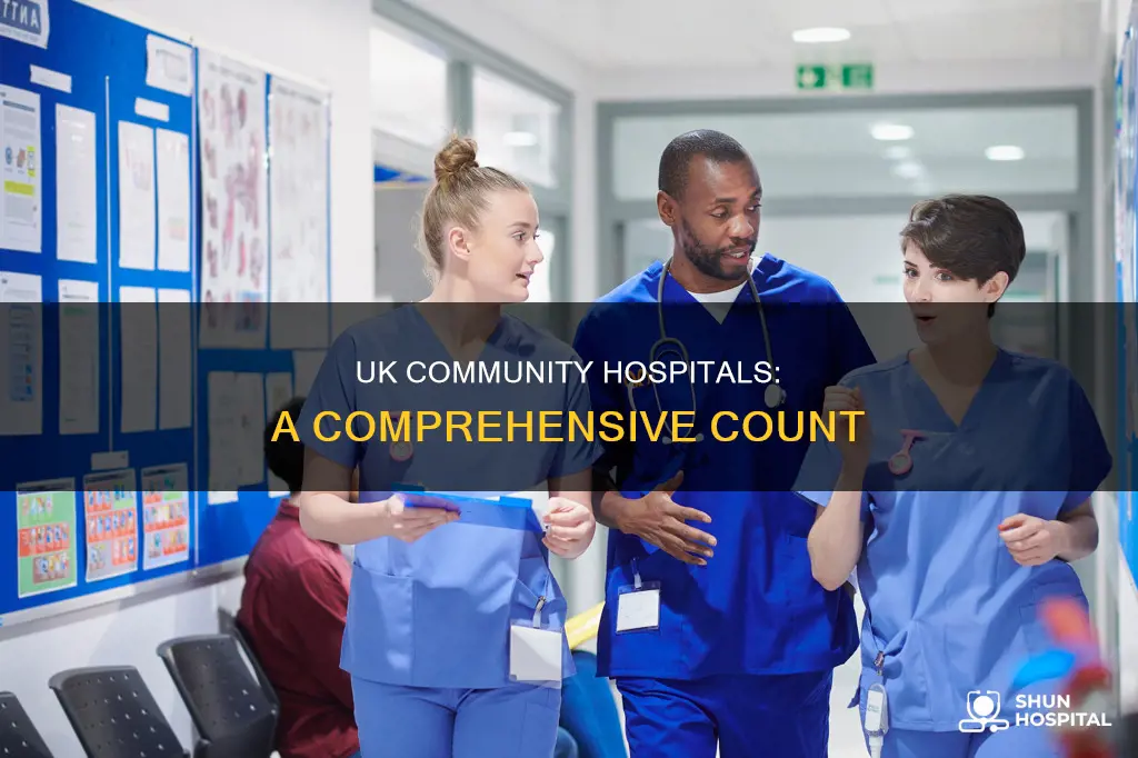 how many community hospitals in the uk