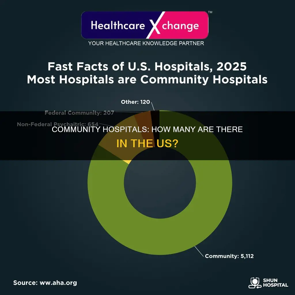 how many community hospitals in the us