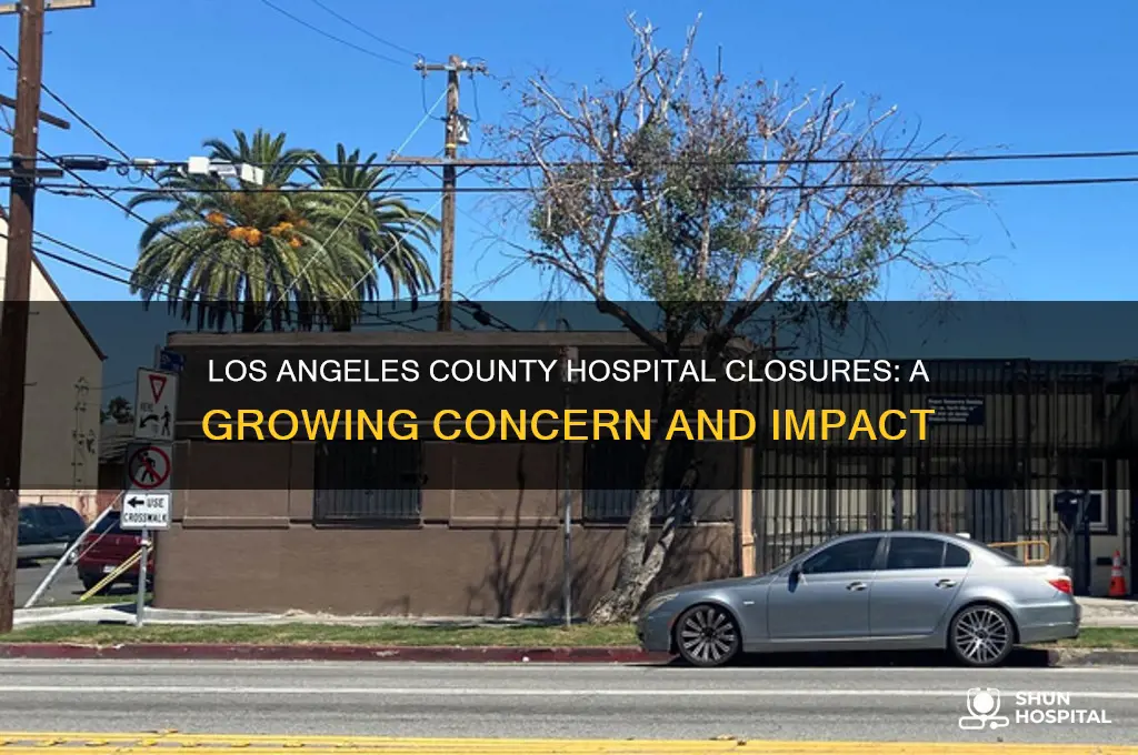 how many county hospitals in los angeles have closed