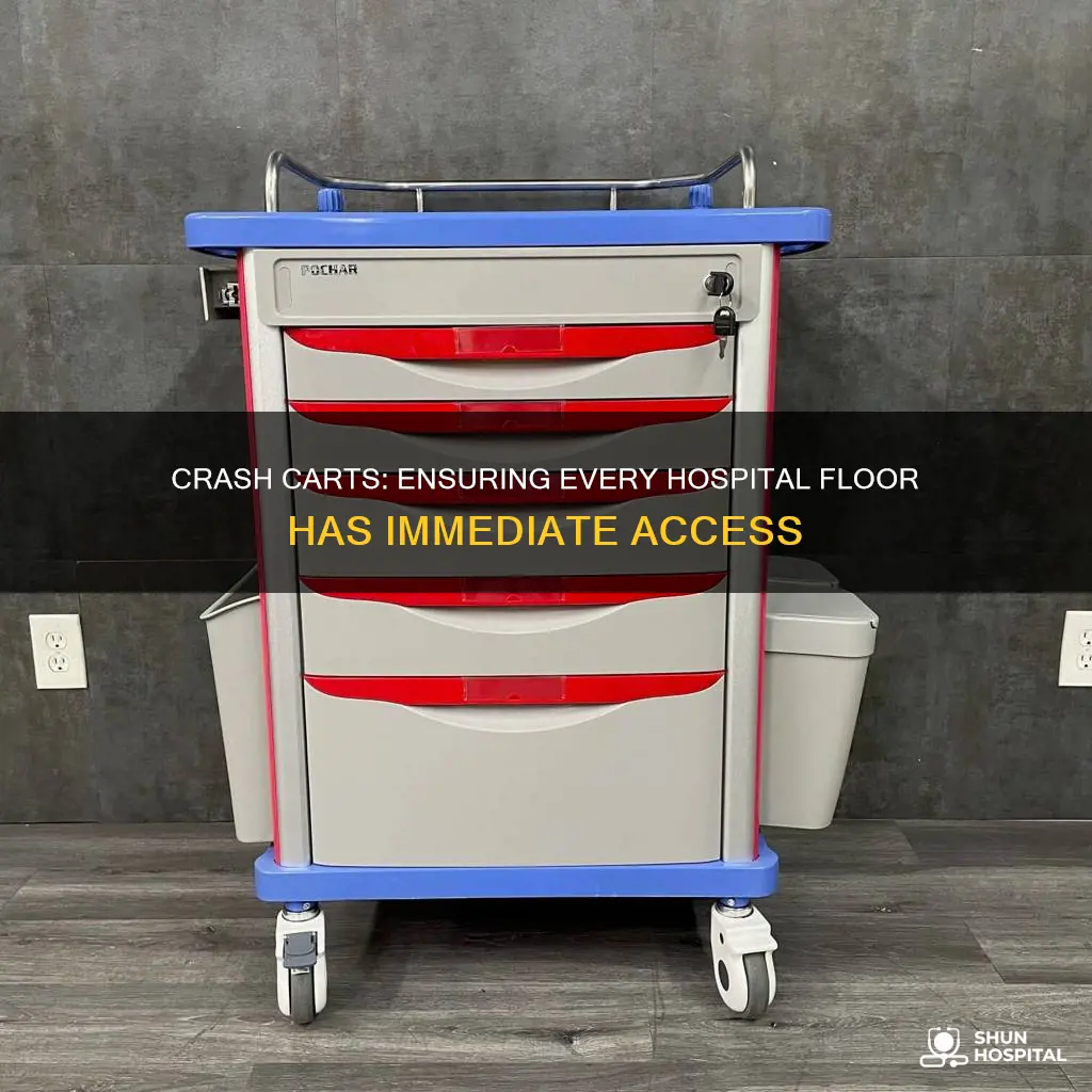 how many crash carts in a hospital