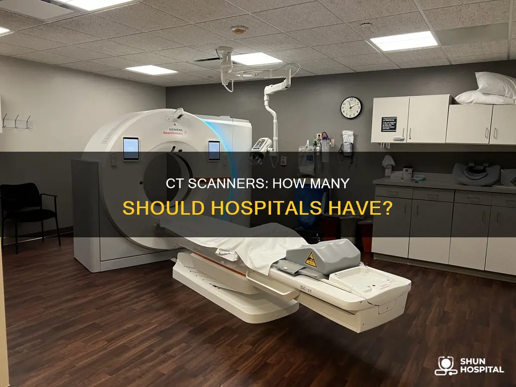 how many ct scanners in a hospital