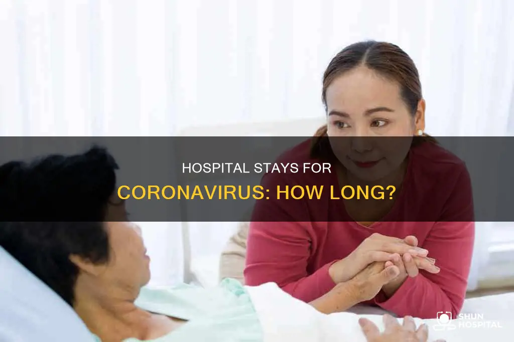 how many days admitted to hospital coronavirus