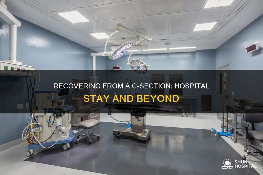 how many days hospital after c section