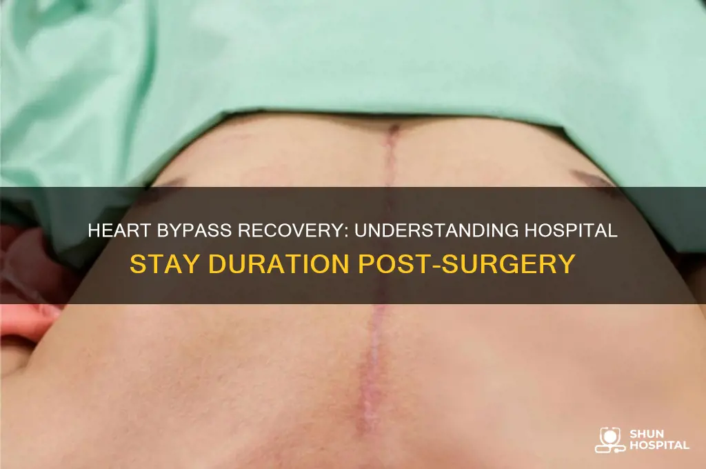 how many days in hospital after heart bypass surgery