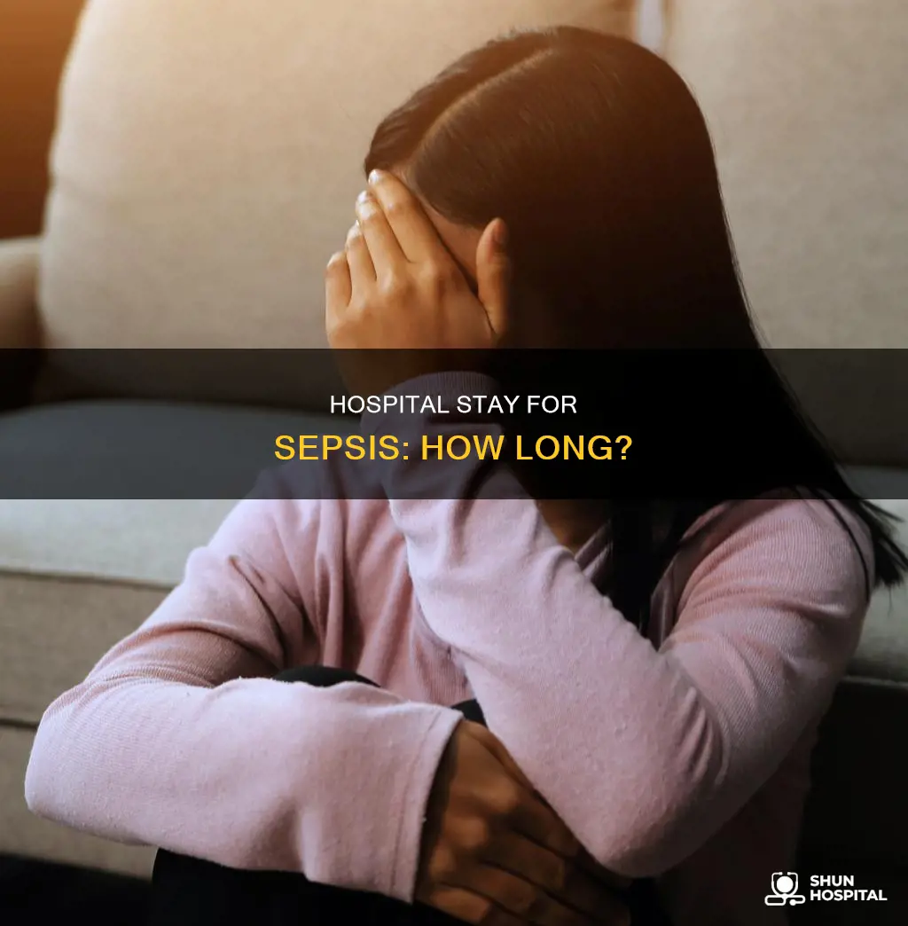 how many days in hospital for sepsis