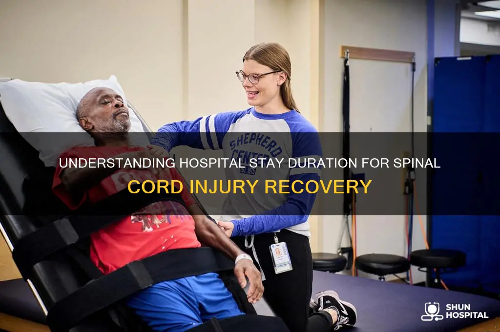 how many days in the hospital for a sci