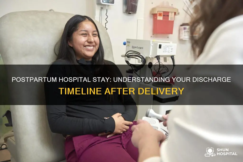 how many days to discharge from hospital after delivery