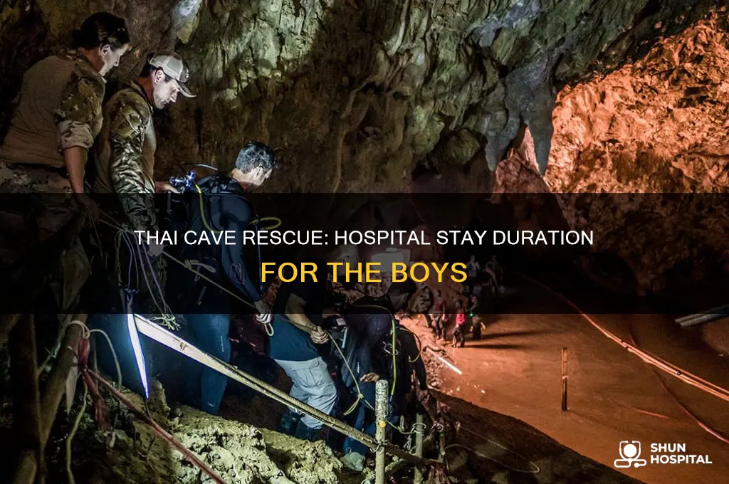 how many days were the thai boys in the hospital