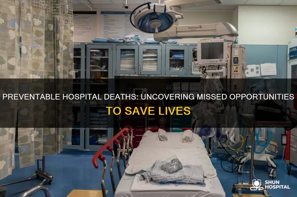 how many deaths could have been prevented by hospitals