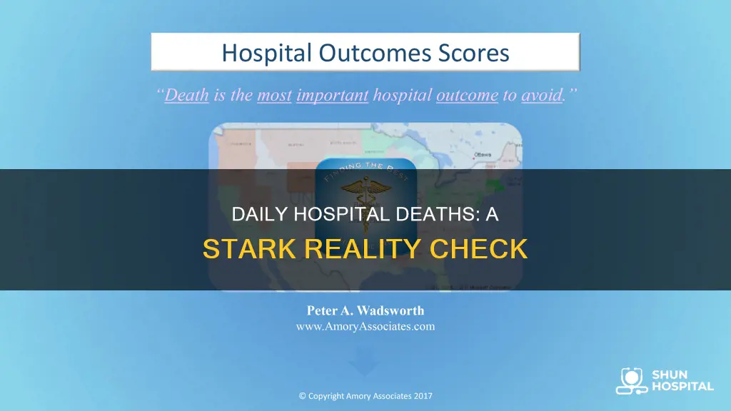 how many deaths in hospitals per day