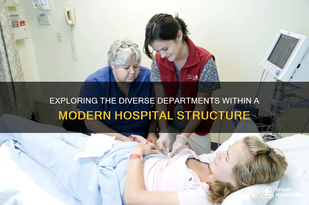 how many department in hospital