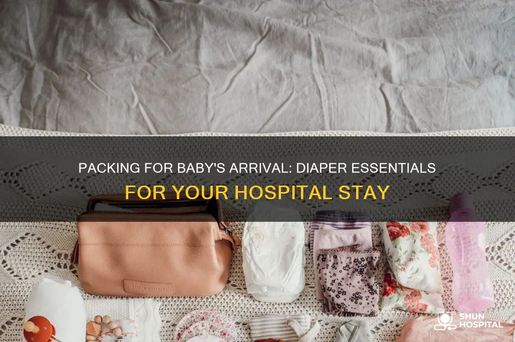 how many diapers should i bring to the hospital