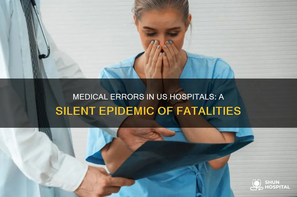 how many die from medical mistakes in us hospitals