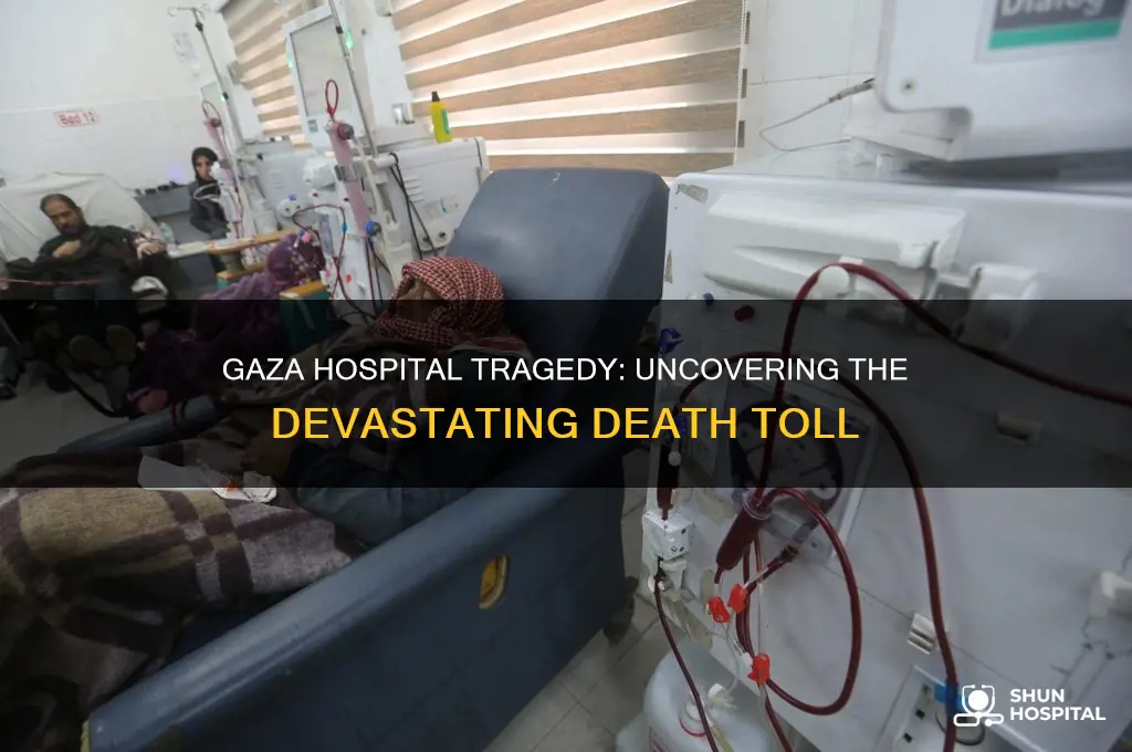 how many died gaza hospital