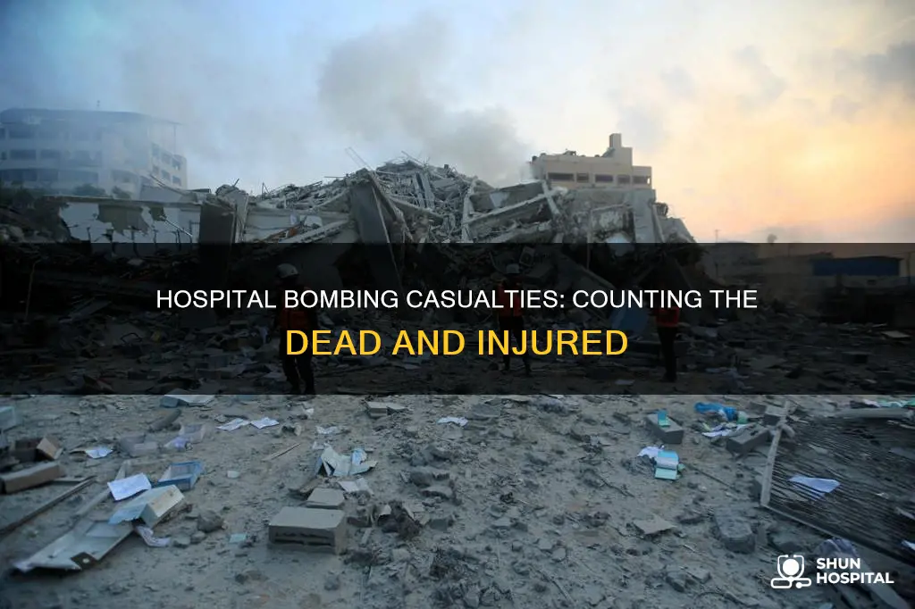 how many died in the hospital bombing