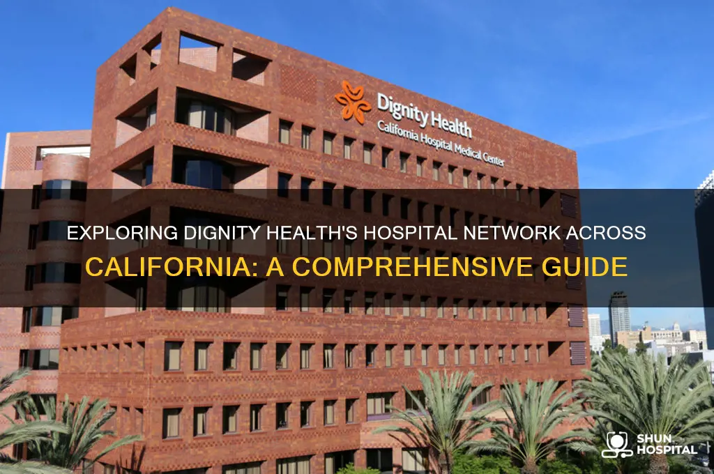 how many dignity health hospitals are there in california