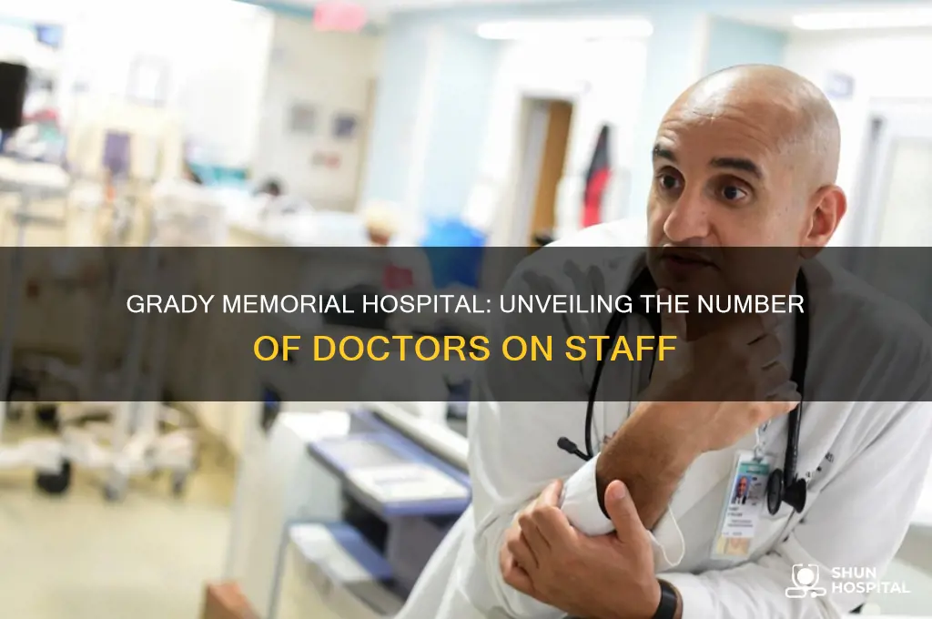 how many doctors are at a hospital grady memorial