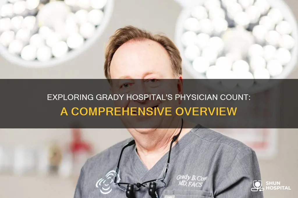 how many doctors grady hospital