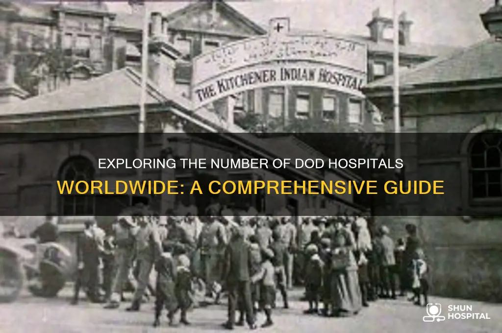 how many dod hospitals