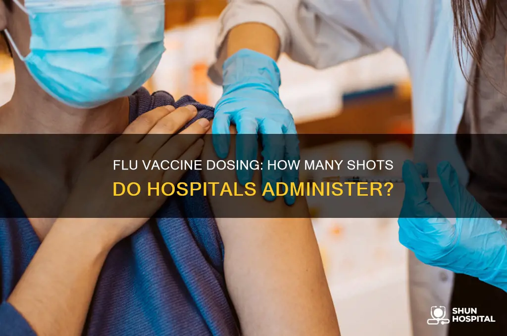 how many doses of flu vaccine do hospitals adminsoter