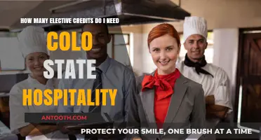 Elective Credit Requirements for Colorado State Hospitality Program Explained
