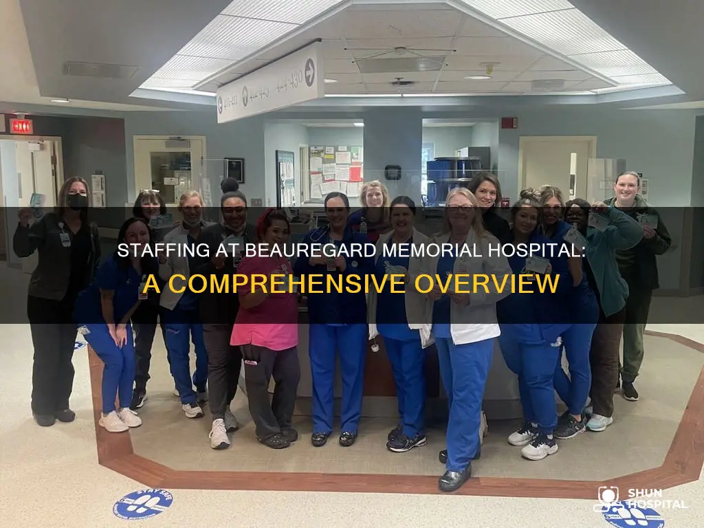 how many emplolyees for beauregard memorial hospital